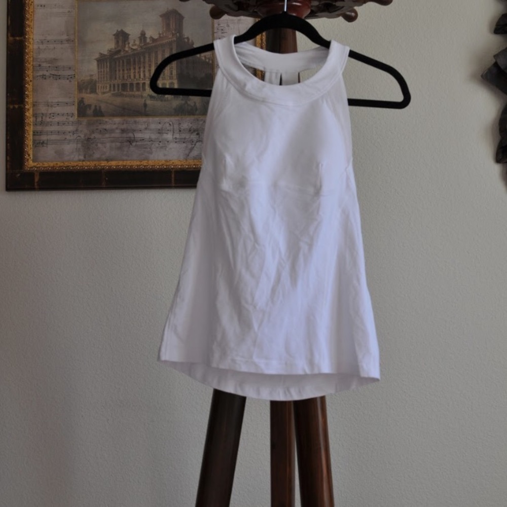 Lululemon white racer back tank top